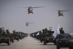 Read more about the article Taliban Parade Showcases U.S. Military Equipment on Third Anniversary of Power