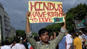 Read more about the article Bangladesh Hindus Protest Against Genocide in Dhaka.