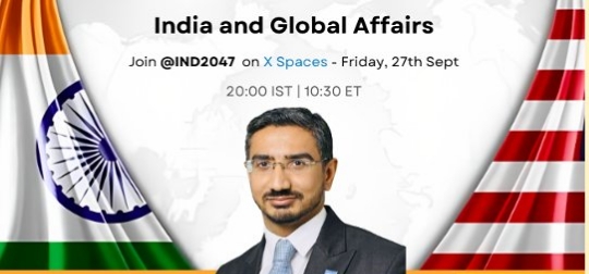 You are currently viewing “India All Set for significant role in Global Affairs” – Dhruv Jaishankar